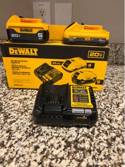 DeWalt 20v 4.0 & 5.0 Battery Kit
