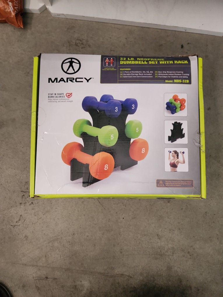 dumbbell set without rack