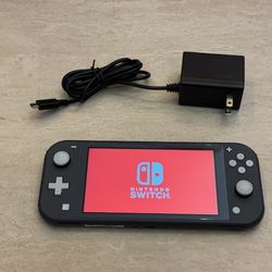Gray Nintendo Switch Lite With Charger $119