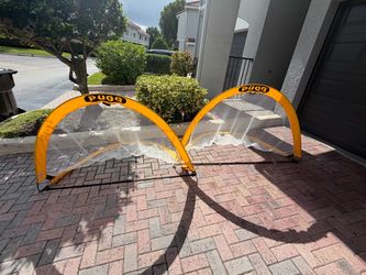 PUGG 6-Foot Portable Soccer Goals (Set of 2) – $60