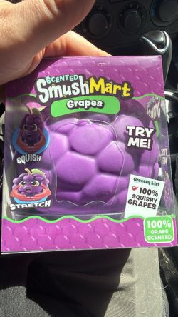 Scented SmushMart Grapes Squishy Toy