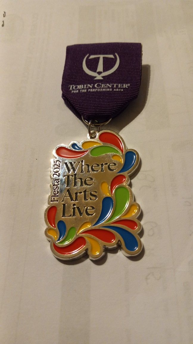 Tobin Center 2025 Fiesta Medal