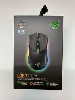 Razer Cobra Pro Wireless Gaming Mouse - Black NEW