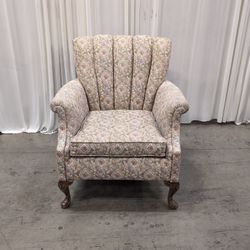 Joe Ruggiero Collection Floral Upholstered Armchair