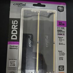 New Ddr5 Crucial Pro Series 32gb 2x16