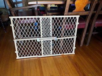New wooden gate