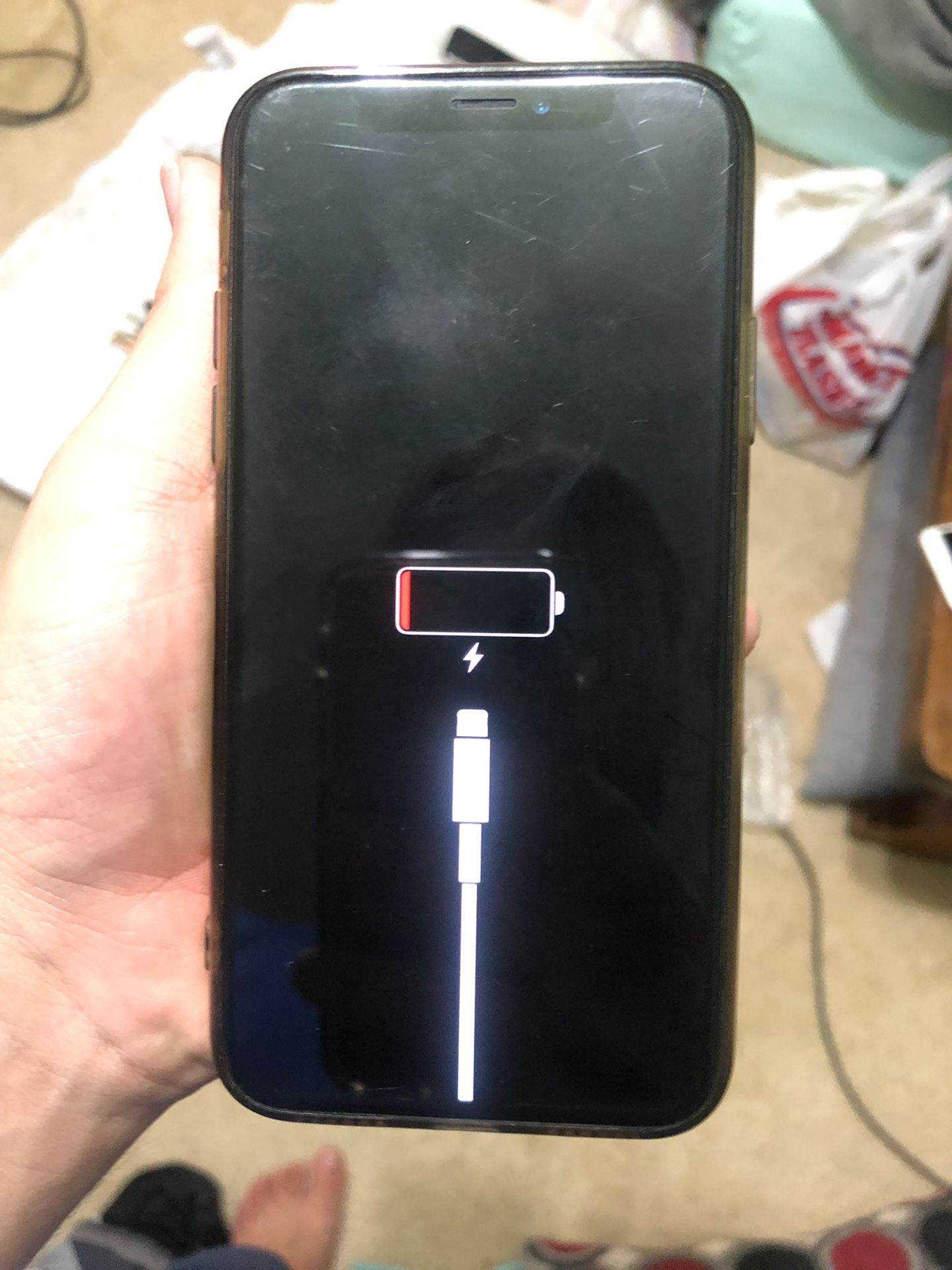 iPhone X silver unlocked