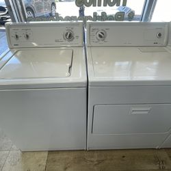 Kenmore Heavy Duty Super Capacity Washer And Electric 220v Dryer Set In Excellent Working Condition