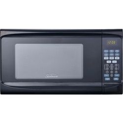 Sunbeam Black Counter Top Microwave 0.7 Cu Ft