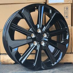 🔥 20x7.5 5x114.3 H3523F Black Wheels🔥