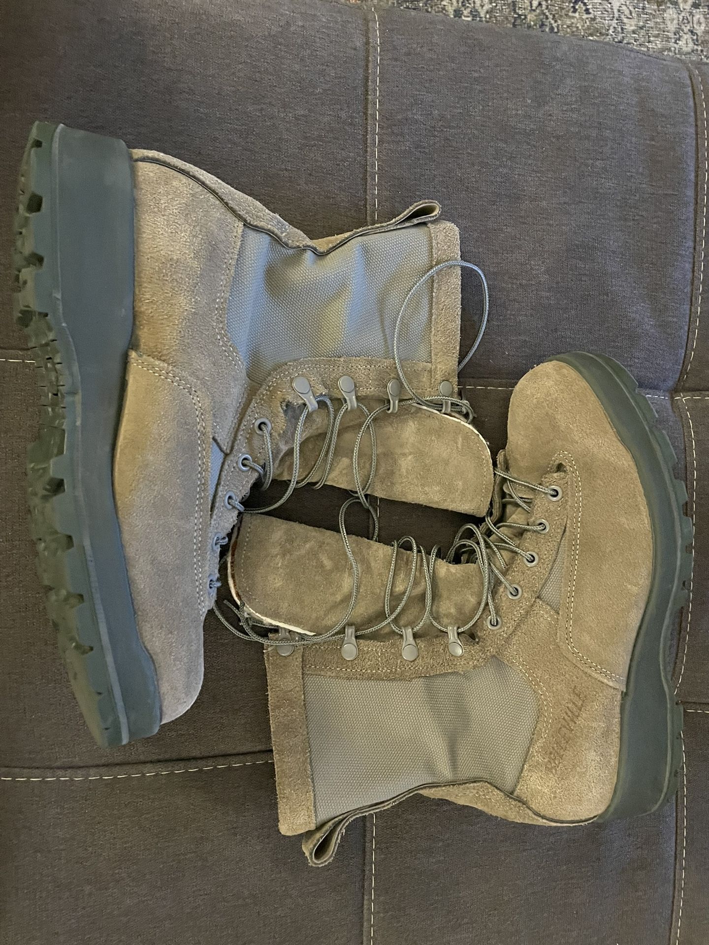Belleville Sage Green Gore Tex Lined Military Boots 8.5 W