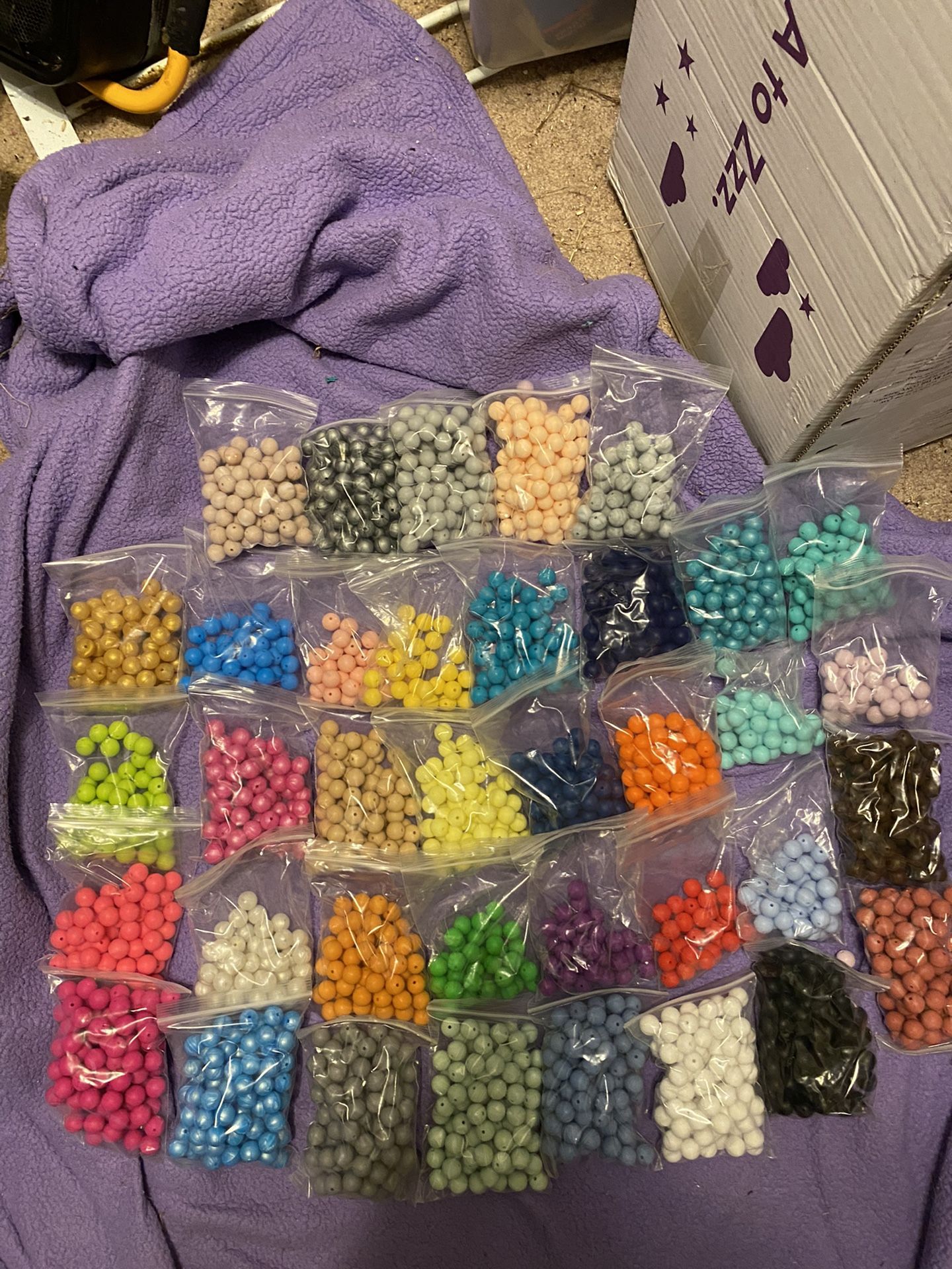 500 Pieces Beads Only 15mm 