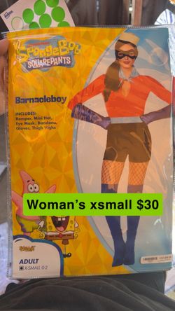 SpongeBob Barnacleboy Women's Halloween Costume XS