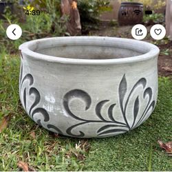 Large concrete planter