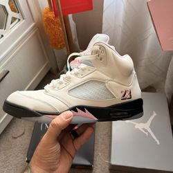 Air Jordan Retro 5s Soft Pink 