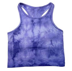 Lululemon Swiftly Tech Racerback Tank Top 2.0 Purple Tie Dye Women Size 10