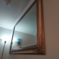 Vintage Art Framed Mirror Italian Design