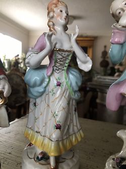 3 beautiful French figurines