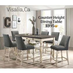 NEW COUNTER HEIGHT DINING TABLE SET