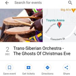 Tran-Siberian Orchestra 2 Tickets In Second Row