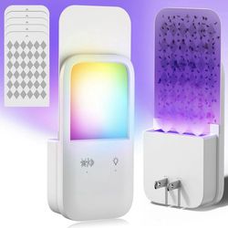 Fruit Fly Traps for Indoors Fly Trap Indoor Flying Insect Trap Plug-in 2-in-1 Mosquito Trap with Night Light Gnat Traps for House Indoor Fly Trap for 