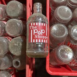 Vintage Soda Bottle Collectible The Pop Shoppe Denver Colorado 10 Oz 