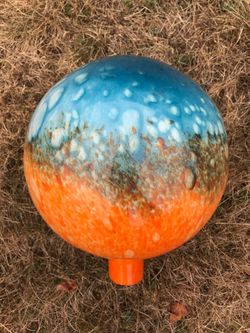  glass lawn gazing ball; Selling Stand Separately 