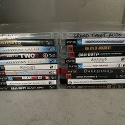 PS3 Games All 20 For $85