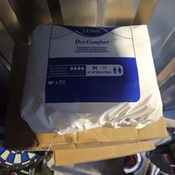 8  Boxes Unisex Tena Dry Comfort Underwear 