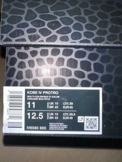Kobe protro 4 size 11
