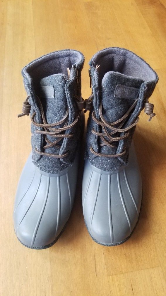 Sperry Women Ankle Boots Size 9 Black $45