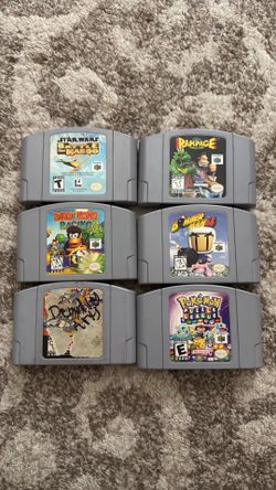 Nintendo 64 games 25 each