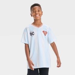 DC Boy's Superman Soccer Jersey (S)