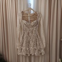 Sexy White Lace Dress