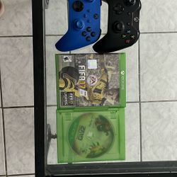 Xbox 1 Controllers W Games