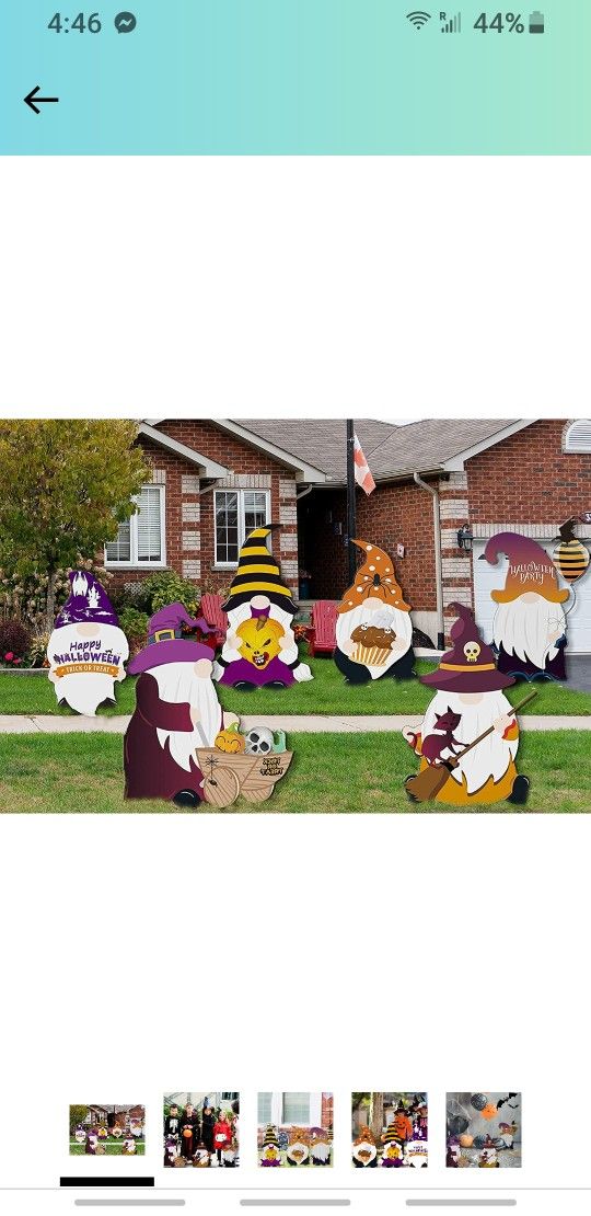 Yard Signs for Halloween Props Yard Stakes Tombstone Yard Sign Stakes for Halloween Decorations Outdoor Lawn Decor 6 Pack Yard Decorations (Style-2)