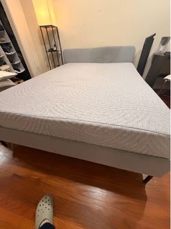 Queen Mattress with BedFrame