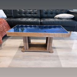 Blue Mirror Coffee Table 