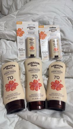 Hawaiian tropic sunblock new $5 each