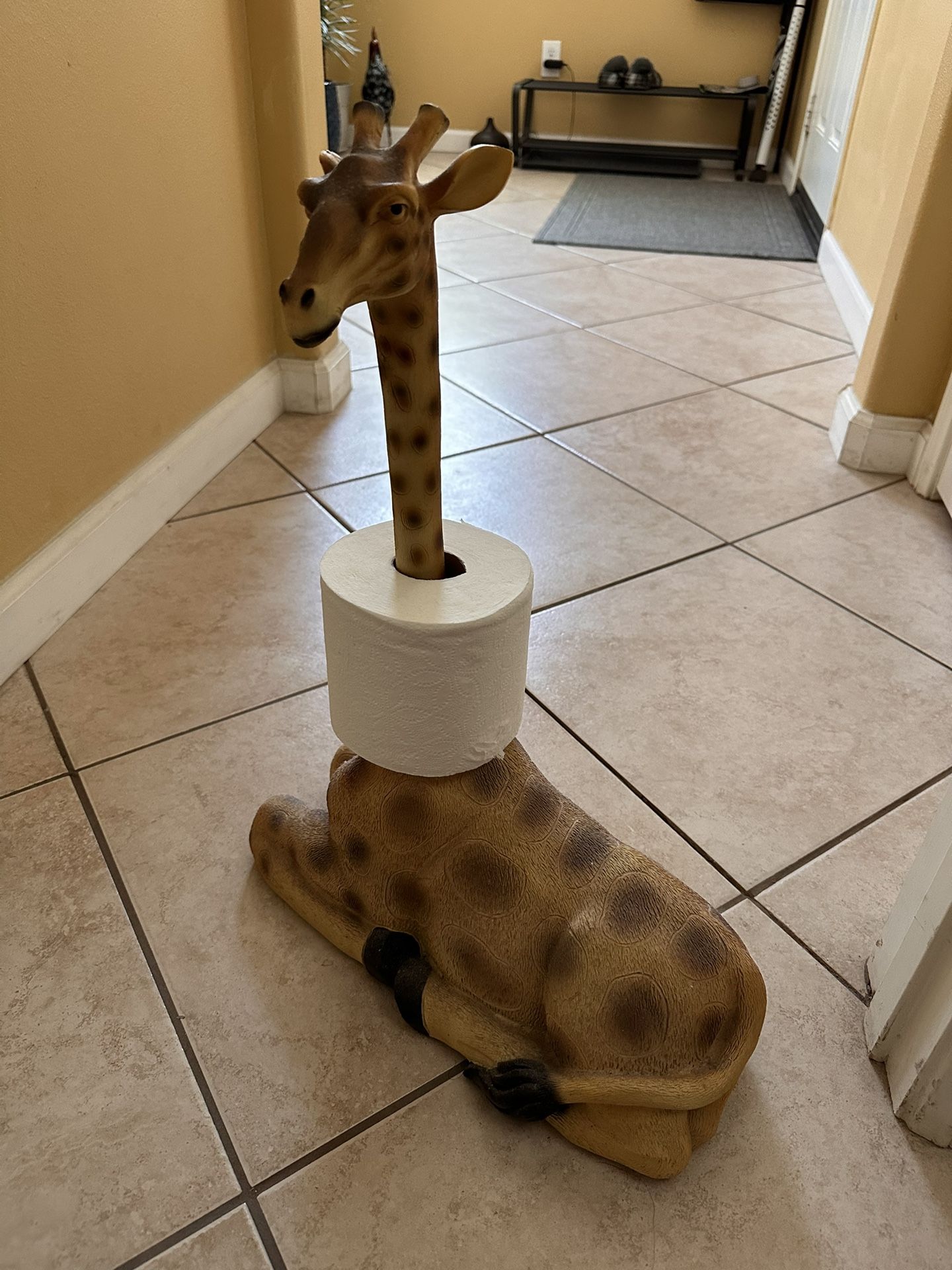 Giraffe Toilet Paper Holder $20