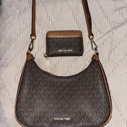 Michael Kors Purse And Matching Wallet