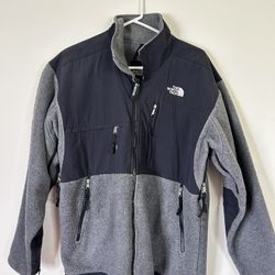 The North Face Black and Gray Performance Jacket with Stand-Up Collar