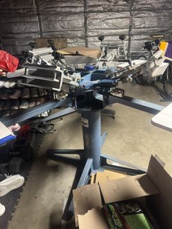 Screen Printing Set Up