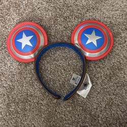 Disneyland Mickey Mouse Ears Captain America