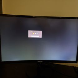 Samsung 24” curved monitor 