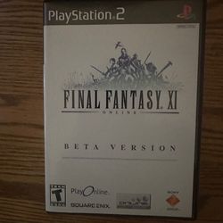 -Rare Final Fantasy Online PS2 Beta Version-