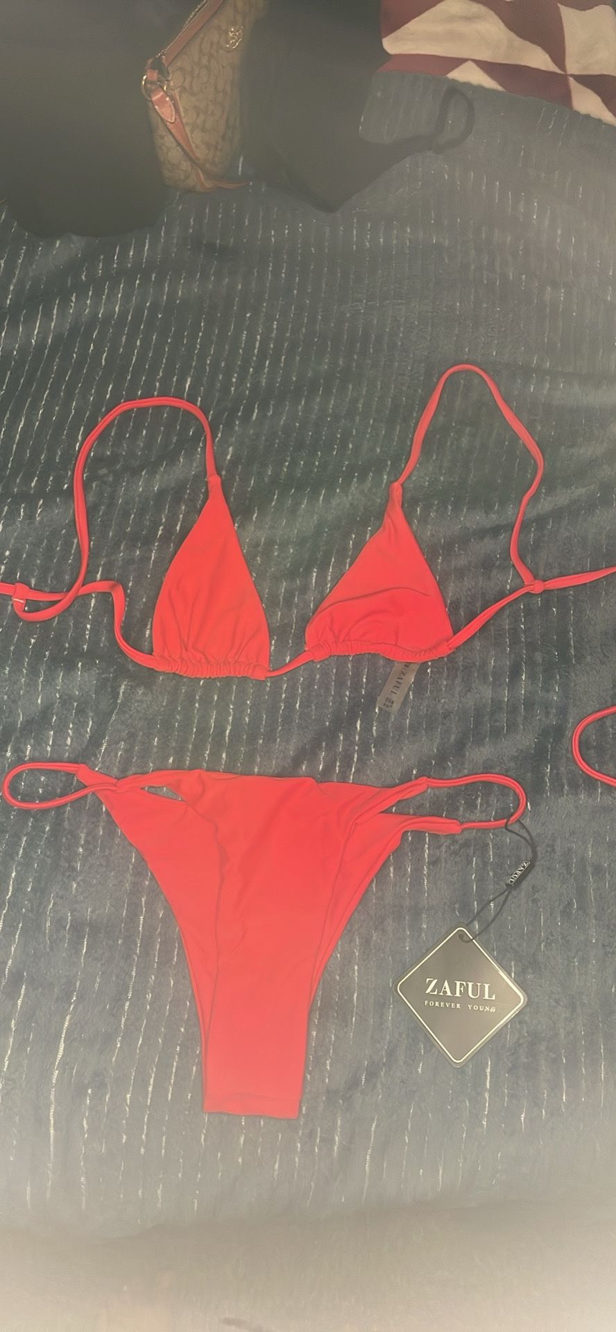 Red bikini 