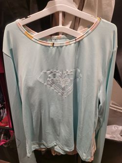 Roxy Long Sleeve Top Light Blue