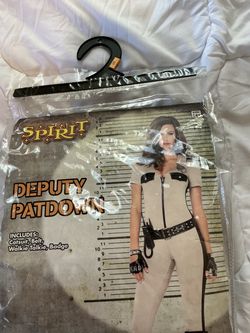 Spirit Deputy Patdown Halloween Costume small women 4-6