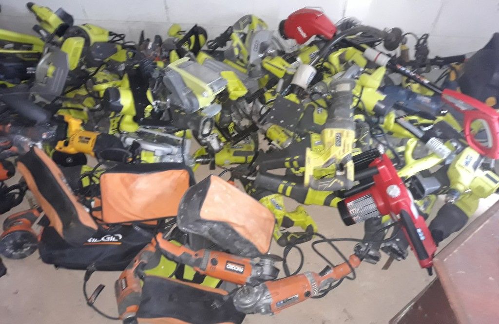 Ridgid DeWalt Ryobi Milwaukee tools for parts or repair